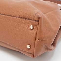 Pre Owned Coach Brown Leather Edie Shoulder Bag