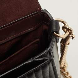 Pre Owned Coach Black Quilted Leather Top Handle Bag 