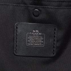 Pre Owned Coach Multicolor Iridescent Leather Market Tote 