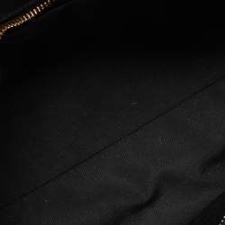 Pre Owned Coach Black Leather Blake 25 Carryall Tote