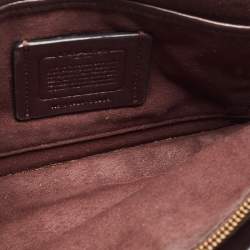 Pre Owned Coach Black Pebbled Leather Tabby Shoulder Bag 