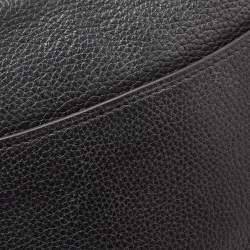 Pre Owned Coach Black Pebbled Leather Tabby Shoulder Bag 