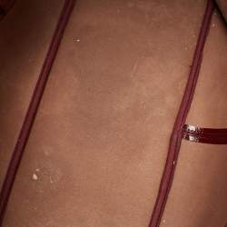 Pre Owned Coach Burgundy Patent Leather Metro Tote