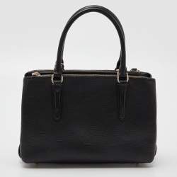Coach Black Leather Brooklyn Carryall 28 Tote