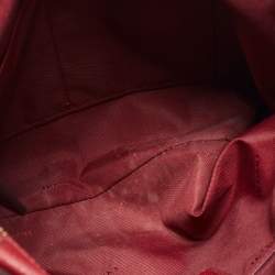 Pre Owned Coach Red Leather Crossbody Bag