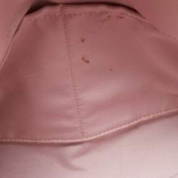 Pre Owned Coach Pink Leather Margot Carryall Satchel