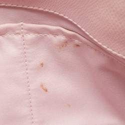 Pre Owned Coach Pink Leather Margot Carryall Satchel