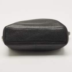 Pre Owned Coach Black Leather Small Kelsey Satchel
