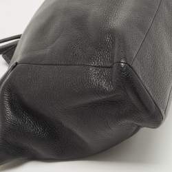 Pre Owned Coach Black Leather Small Kelsey Satchel