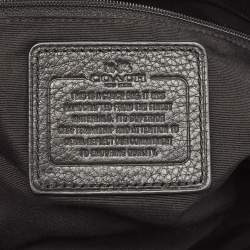 Pre Owned Coach Black Leather Small Kelsey Satchel