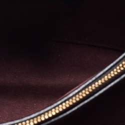 Coach Dark Brown/Black Signature Coated Canvas and Leather Margot Satchel