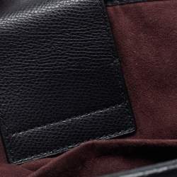 Coach Dark Brown/Black Signature Coated Canvas and Leather Margot Satchel