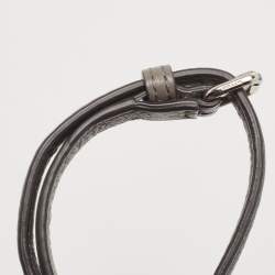 Pre Owned Coach Grey Leather Small Kelsey Satchel
