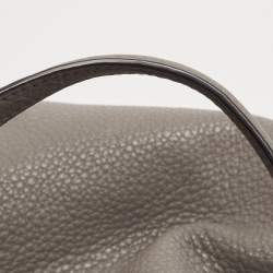 Pre Owned Coach Grey Leather Small Kelsey Satchel