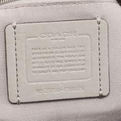 Pre Owned Coach Grey Leather Small Kelsey Satchel