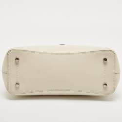 مملوكة مسبقًا Coach Off-White Leather Avenue Tote