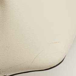 مملوكة مسبقًا Coach Off-White Leather Avenue Tote