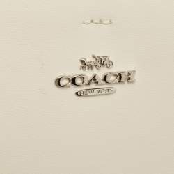مملوكة مسبقًا Coach Off-White Leather Avenue Tote