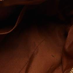 Pre Owned Coach Brown Leather Mini Bennett Satchel