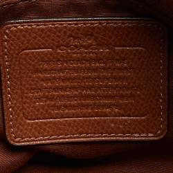 Pre Owned Coach Brown Leather Mini Bennett Satchel