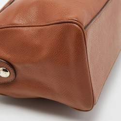 Pre Owned Coach Brown Leather Mini Bennett Satchel