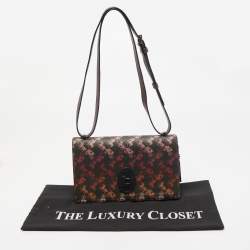 Pre Owned Coach Multicolor Horse And Carriage Print Coated Canvas And Leather Camille Crossbody Bag
