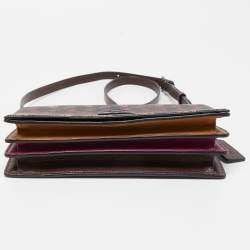 Pre Owned Coach Multicolor Horse And Carriage Print Coated Canvas And Leather Camille Crossbody Bag