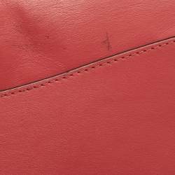 Pre Owned Coach Pink Leather Parker Crossbody Bag