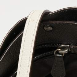 Coach Off White Leather Bandana Rivets Shopper Tote