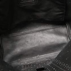 Coach Off White Leather Bandana Rivets Shopper Tote