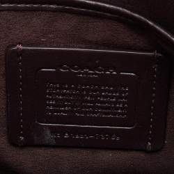 Coach Tricolor Leather,Suede and Watersnake Leather Tabby Top Handle Bag