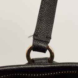 Pre Owned Coach Black Pebbled Leather Nolita Satchel