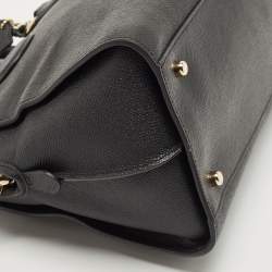 Pre Owned Coach Black Pebbled Leather Nolita Satchel