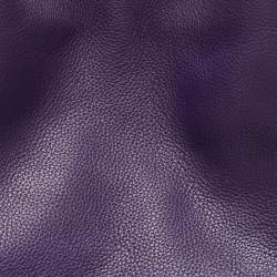 Pre Owned Coach Purple Leather Edie Shoulder Bag