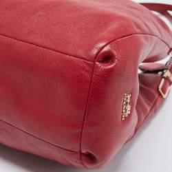 Pre Owned Coach Red Leather Phoebe Madison Shoulder Bag