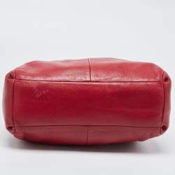 Pre Owned Coach Red Leather Phoebe Madison Shoulder Bag