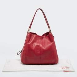 Pre Owned Coach Red Leather Phoebe Madison Shoulder Bag