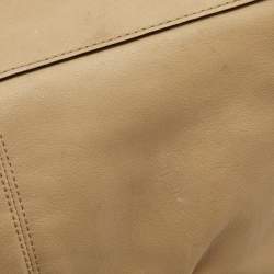 Coach Beige Leather Madison Sabrina Shoulder Bag