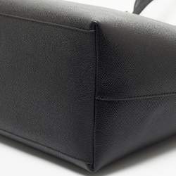 Coach Black Leather City Top Zip Tote