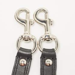 Pre Owned Coach Black Signature Fabric and Leather Ashley Shoulder Bag