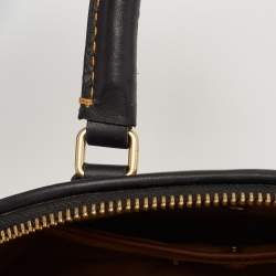 Pre Owned Coach Black Leather Revel 24 Satchel