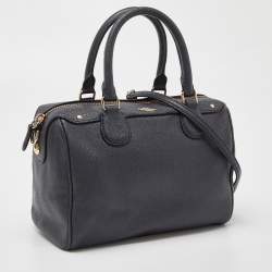 Pre Owned Coach Blue Leather Mini Bennett Satchel
