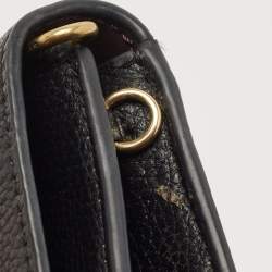 Pre Owned Coach Black Pebble Leather Hayden Crossbody Bag