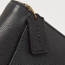 Pre Owned Coach Black Pebble Leather Hayden Crossbody Bag