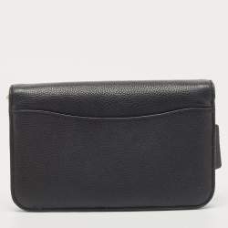 Pre Owned Coach Black Pebble Leather Hayden Crossbody Bag