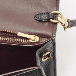 Pre Owned Coach Black Pebble Leather Hayden Crossbody Bag