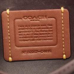 Pre Owned Coach Black Pebble Leather Hayden Crossbody Bag