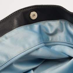 Coach Black/Grey Signature Canvas and Leather Penelope Carryall Tote