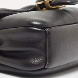 Pre Owned Coach Black Leather Tabby Pillow 18 Crossbody Bag