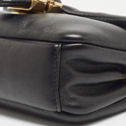 Pre Owned Coach Black Leather Tabby Pillow 18 Crossbody Bag